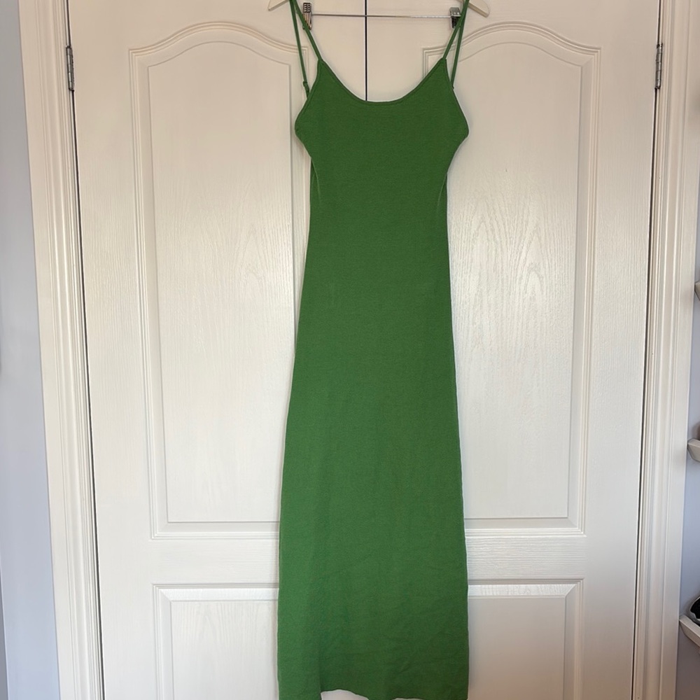 Elegant Green Maxi Dress